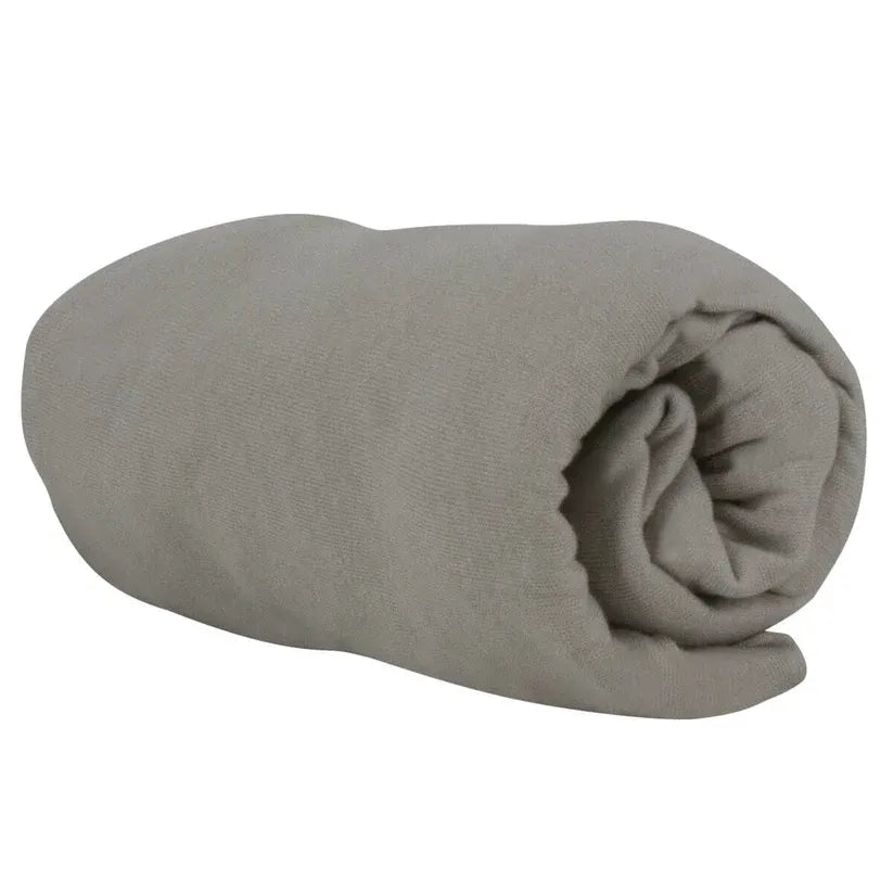 Babycalin Organic Co-Sleeper Fitted Sheet – 83 X 50 Cm – 100% Cotton – Grey