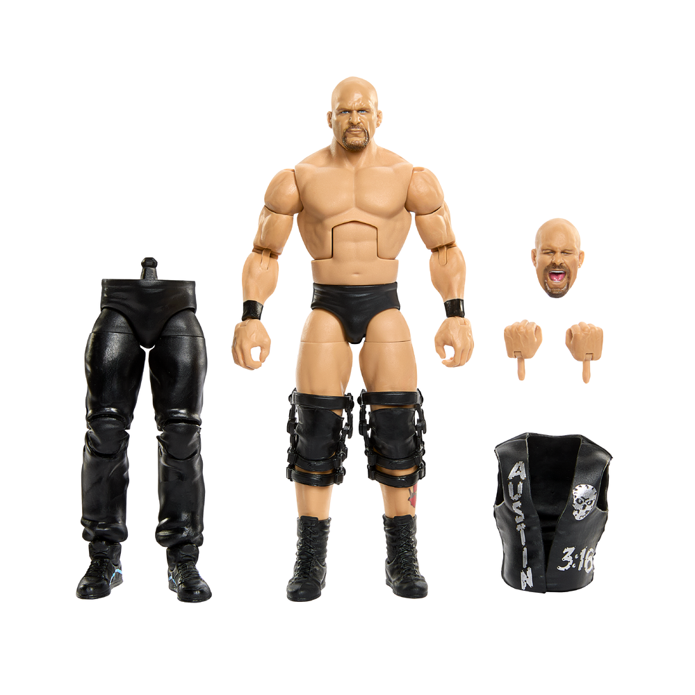 Wwe Elite Collection Premium Live Event Action Figure Set & Build-A-Figure Parts Assortment