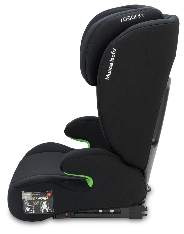 Osann Musca Car Seat - Isofix, Universal Fit With 14-Position Headrest - Side Impact Protection & Washable Cover
