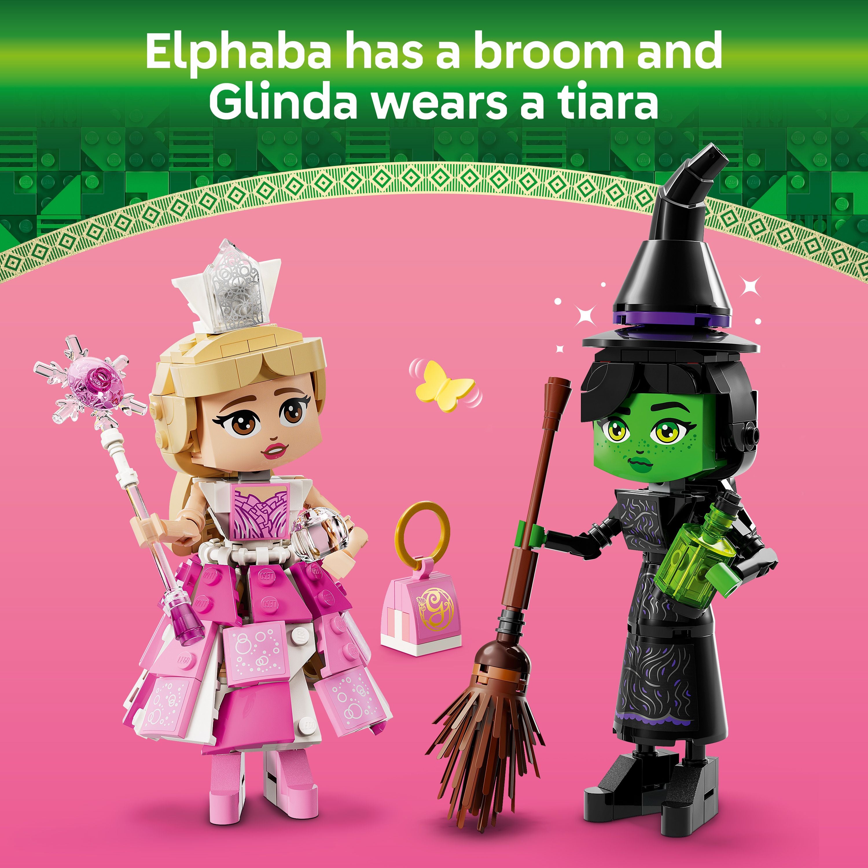 Lego Wicked 75682 Elphaba & Glinda Figures Set