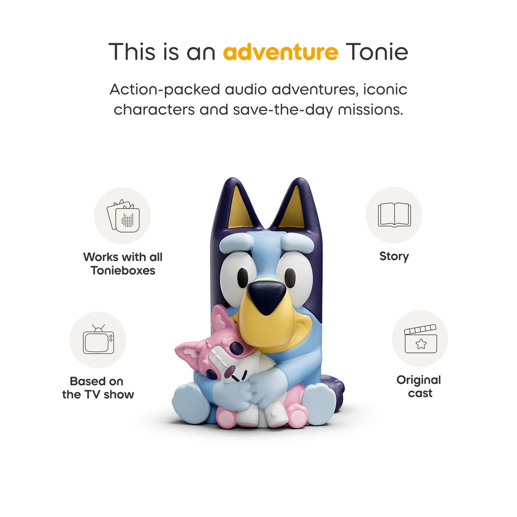 Tonies Toniebox 2 Sky Blue Starter Set And Bluey Audio