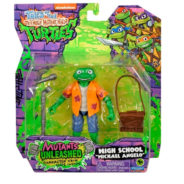 Teenage Mutant Ninja Turtles: Mutants Unleashed High School Michael Angelo Figure
