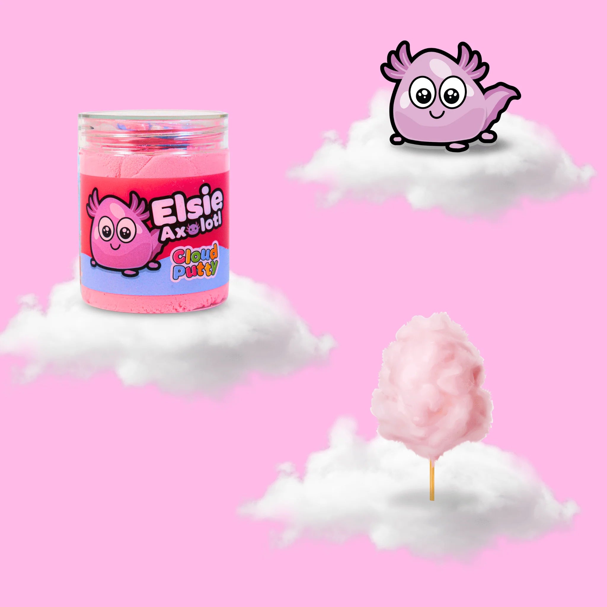 Cloud Putty Elsie Axolotl