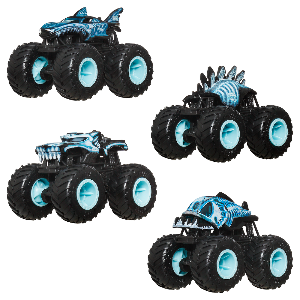 Hot Wheels Monster Trucks X-Ray 4-Pack