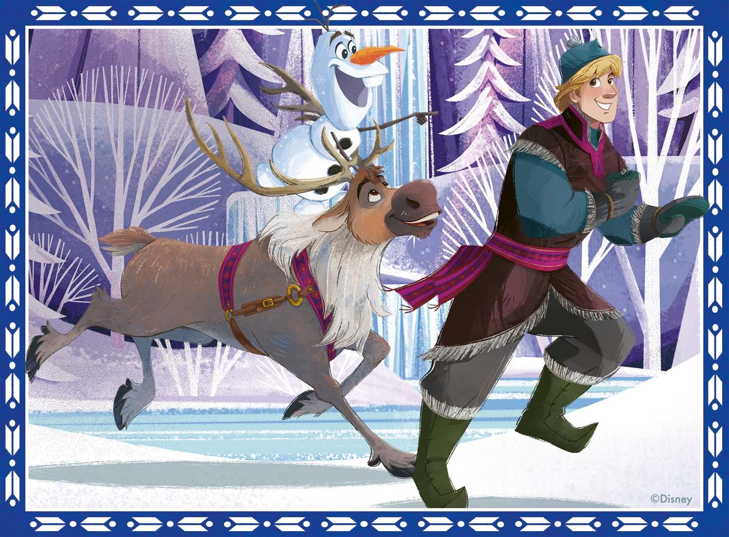 Ravensburger Disney Frozen, 4 In A Box (12, 16, 20, 24 Piece) Jigsaw Puzzles