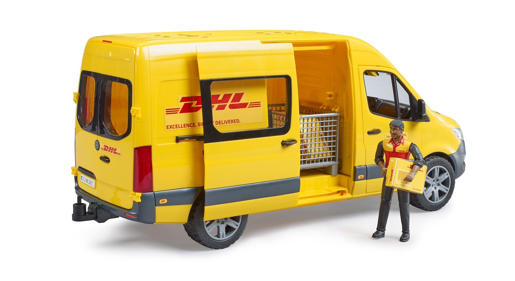 Bruder Mercedes-Benz Sprinter Dhl Van With Driver