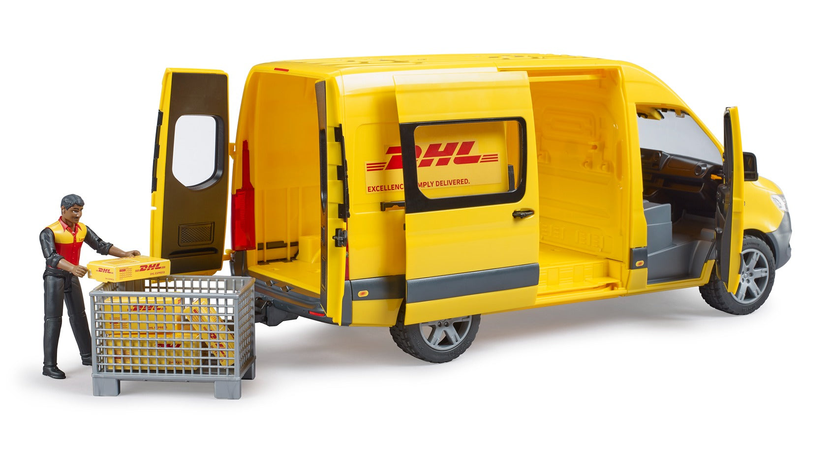 Bruder Mercedes-Benz Sprinter Dhl Van With Driver