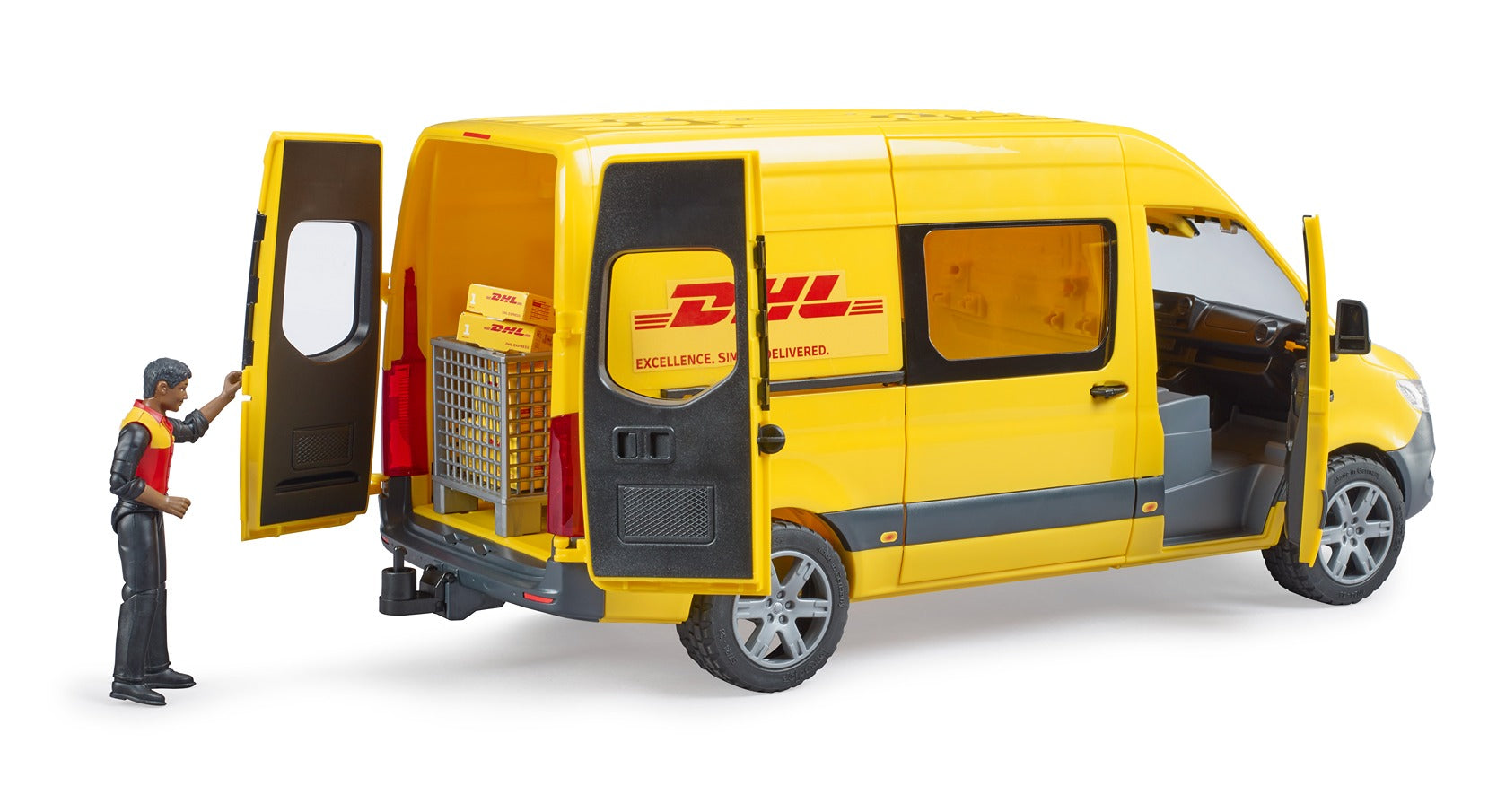 Bruder Mercedes-Benz Sprinter Dhl Van With Driver