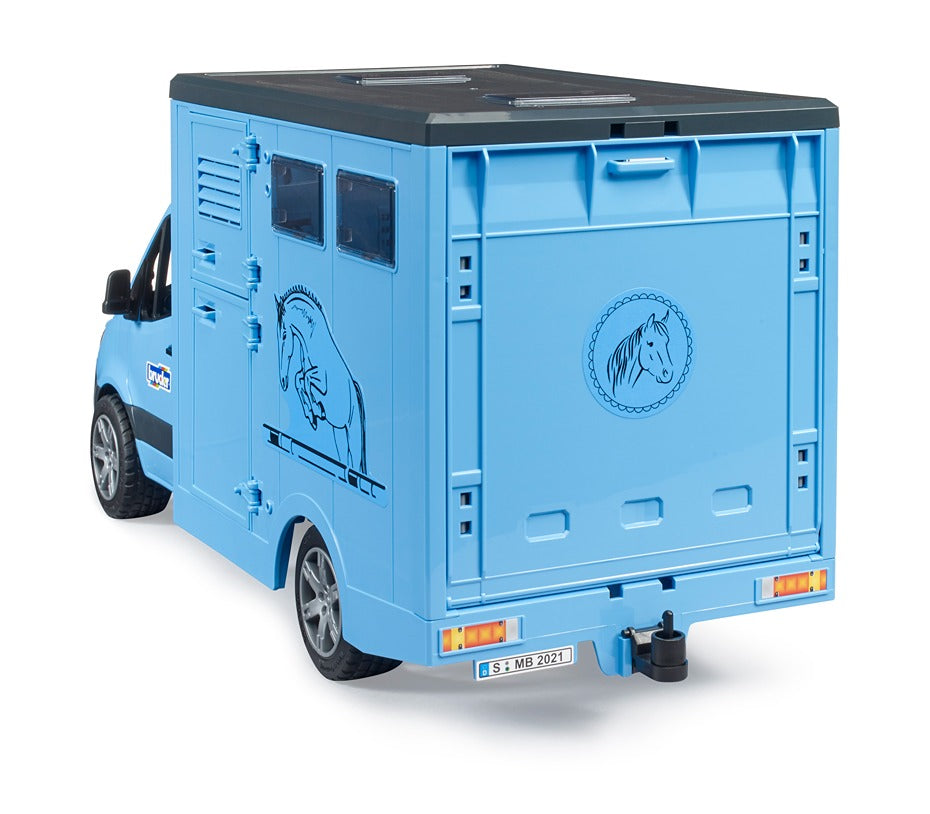 Bruder Mb Sprinter Animal Transporter W/1 Horse