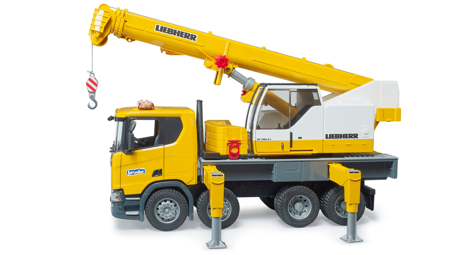 Bruder Light And Sound Scania Super 560R Liebherr Crane Truck Toy