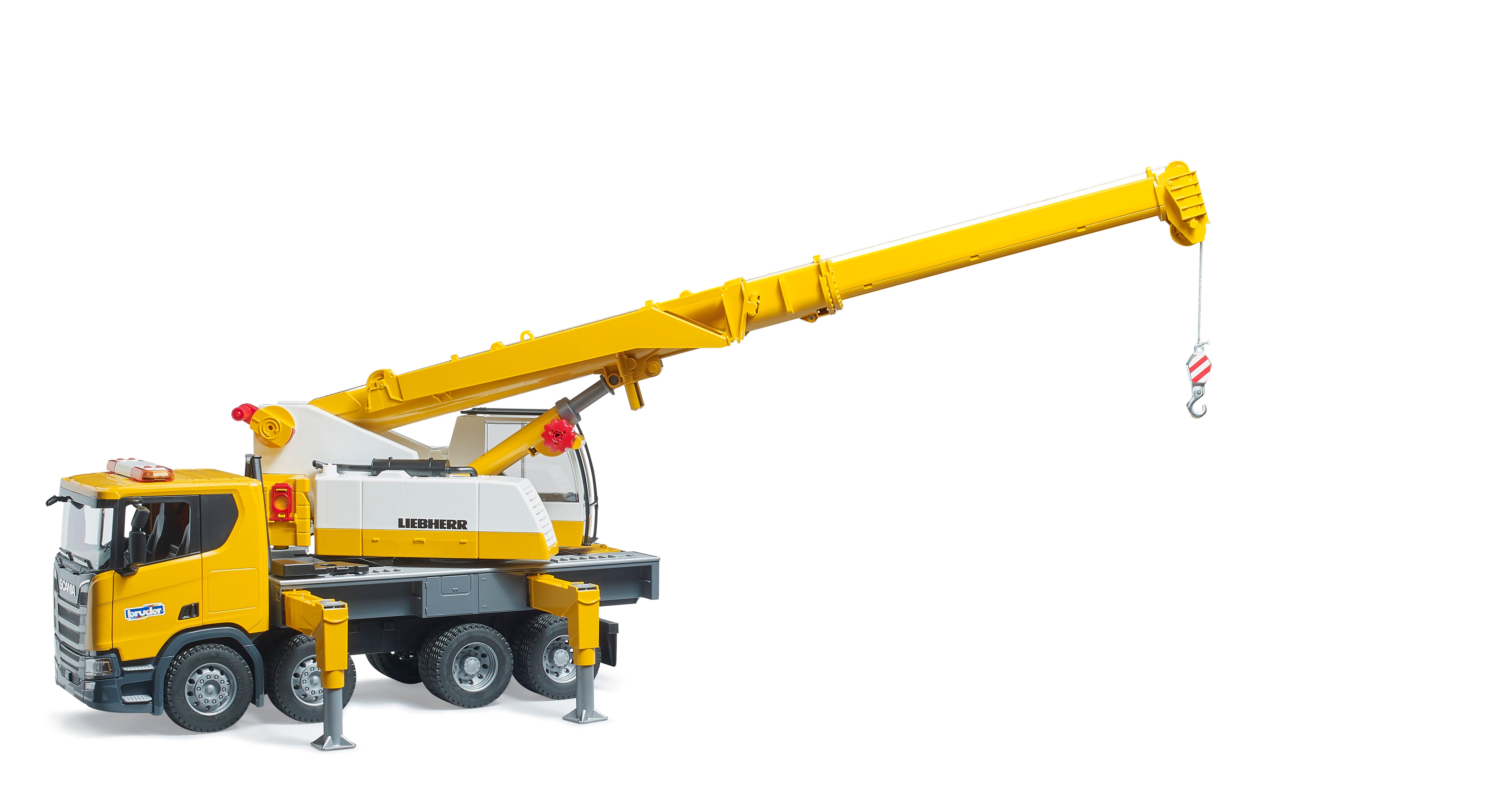 Bruder Light And Sound Scania Super 560R Liebherr Crane Truck Toy