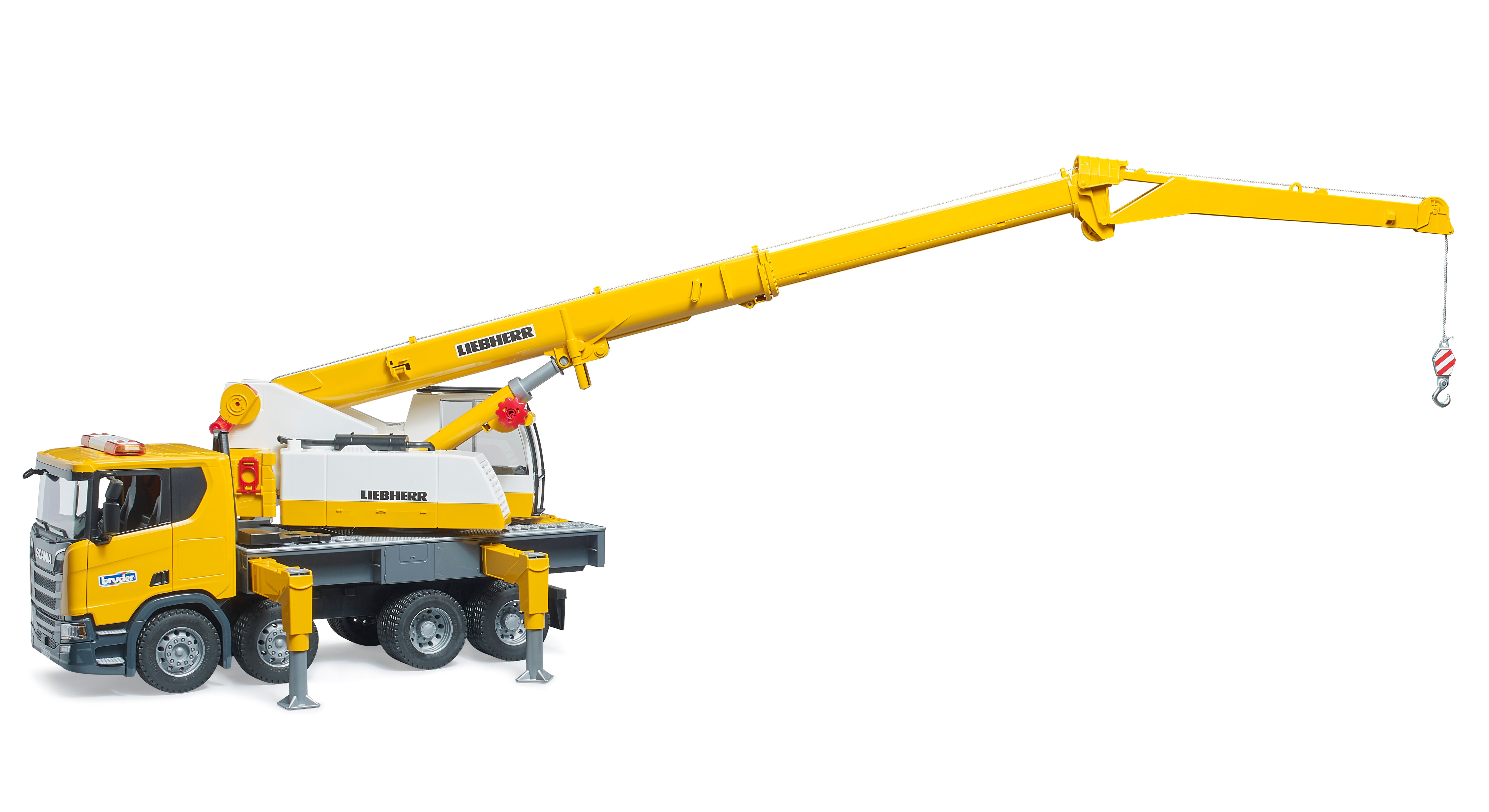Bruder Light And Sound Scania Super 560R Liebherr Crane Truck Toy