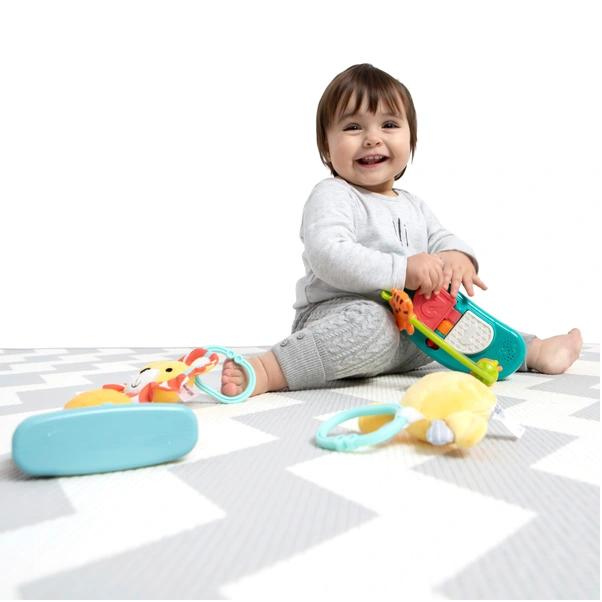 Babyzee Reversible Safari Baby Play Mat