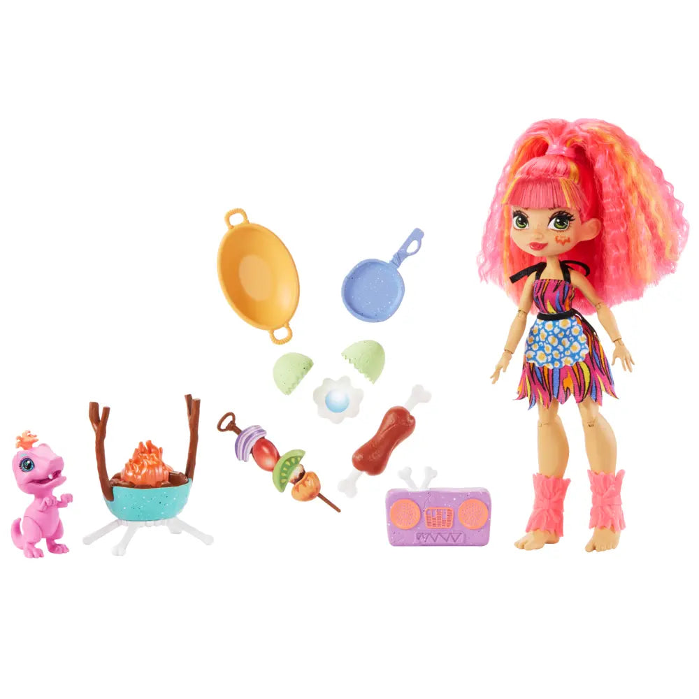 Cave Club™ Wild About Bbqs™ Playset And Emberly™ Doll