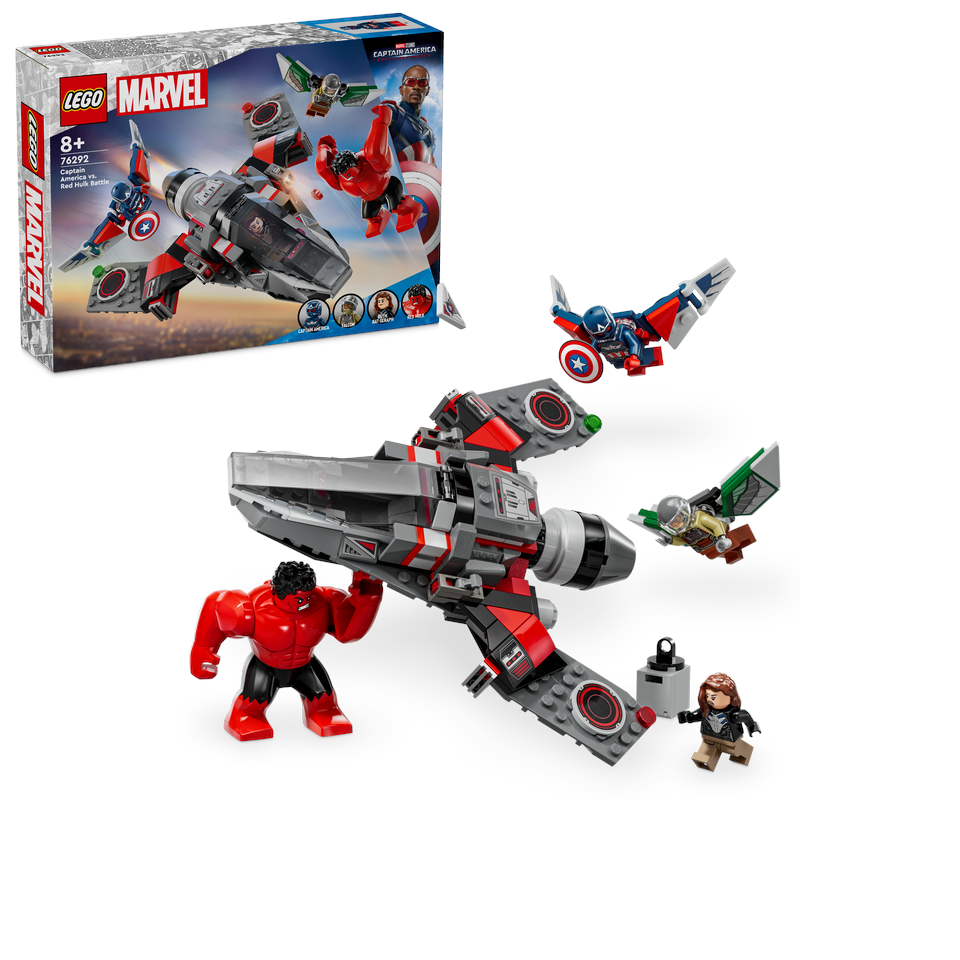 Lego Marvel Captain America Vs. Red Hulk Battle 76292