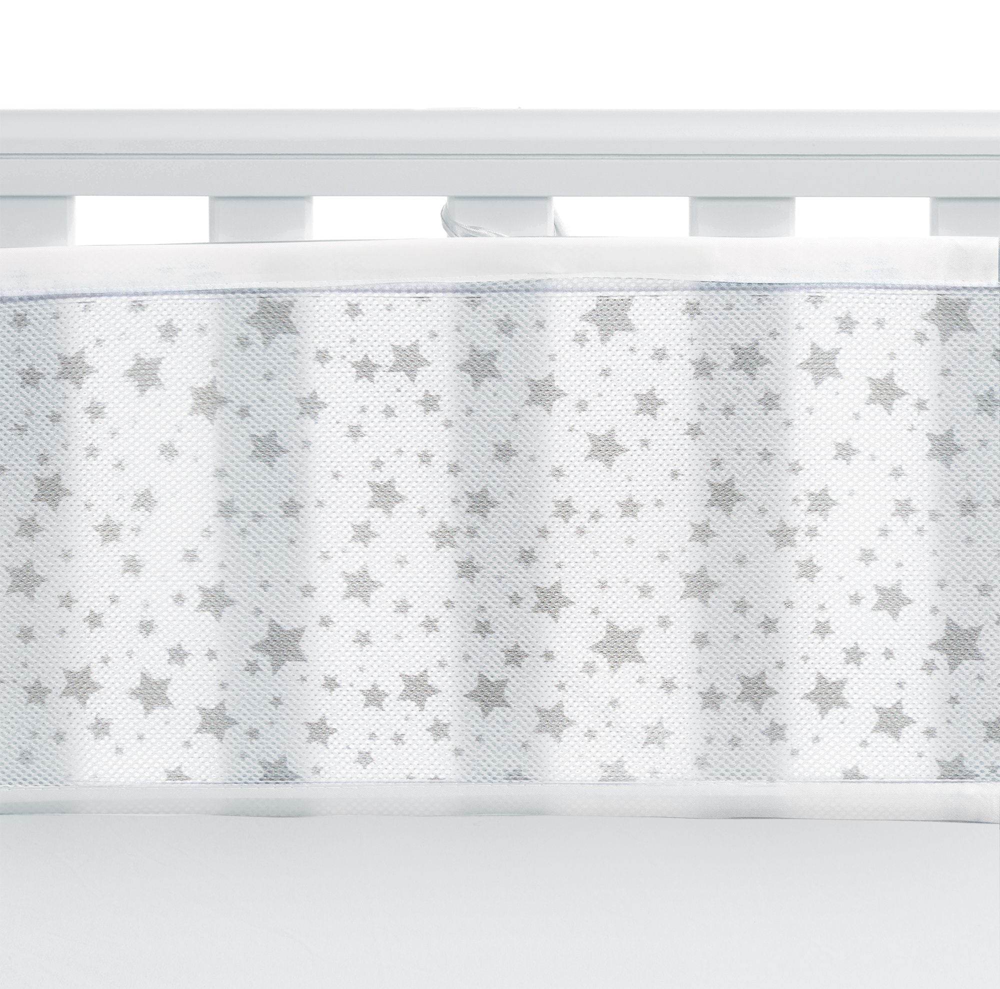 Mesh Cot Liner Twinkle Gray
