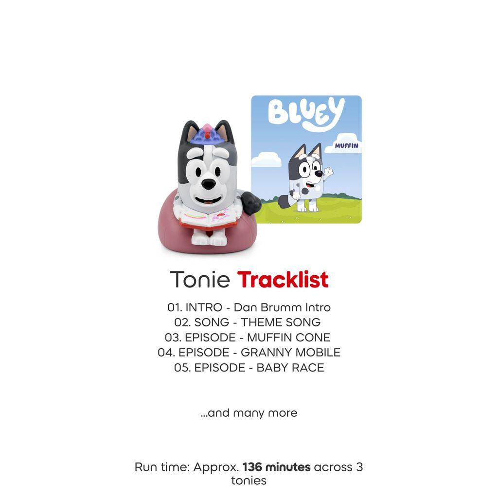 Tonies Audio Character Set Bluey Bingo And Muffin