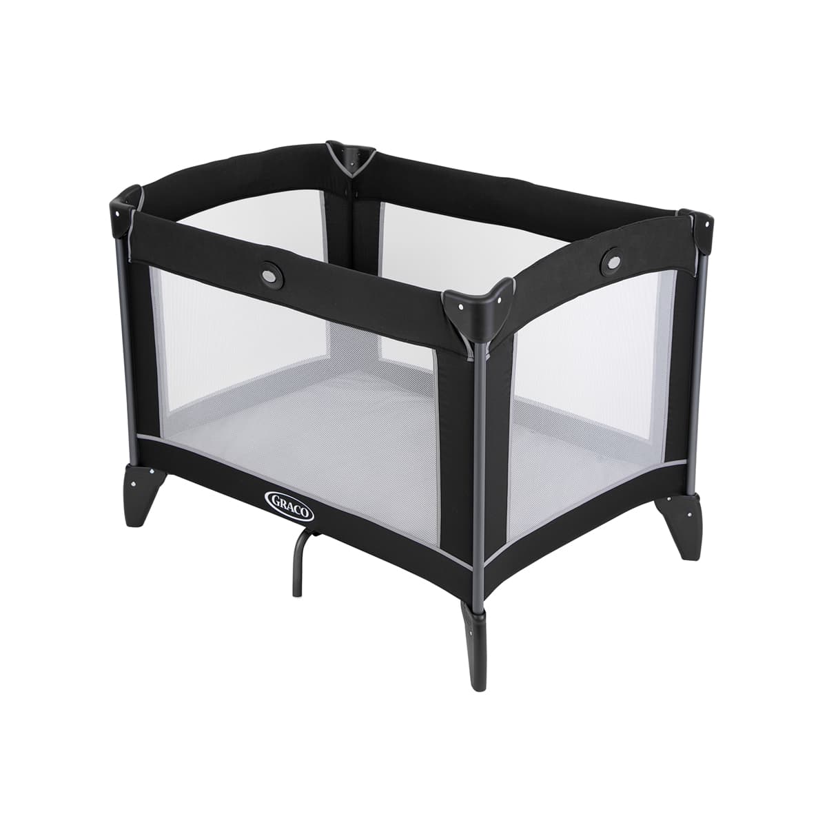 Graco Compact Travel Cot - Black/Grey