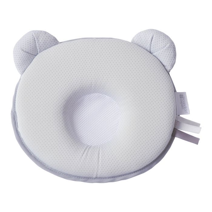Candide Petit Panda Air+ Breathable Baby Pillow, Prevents Flathead & Overheating - Grey
