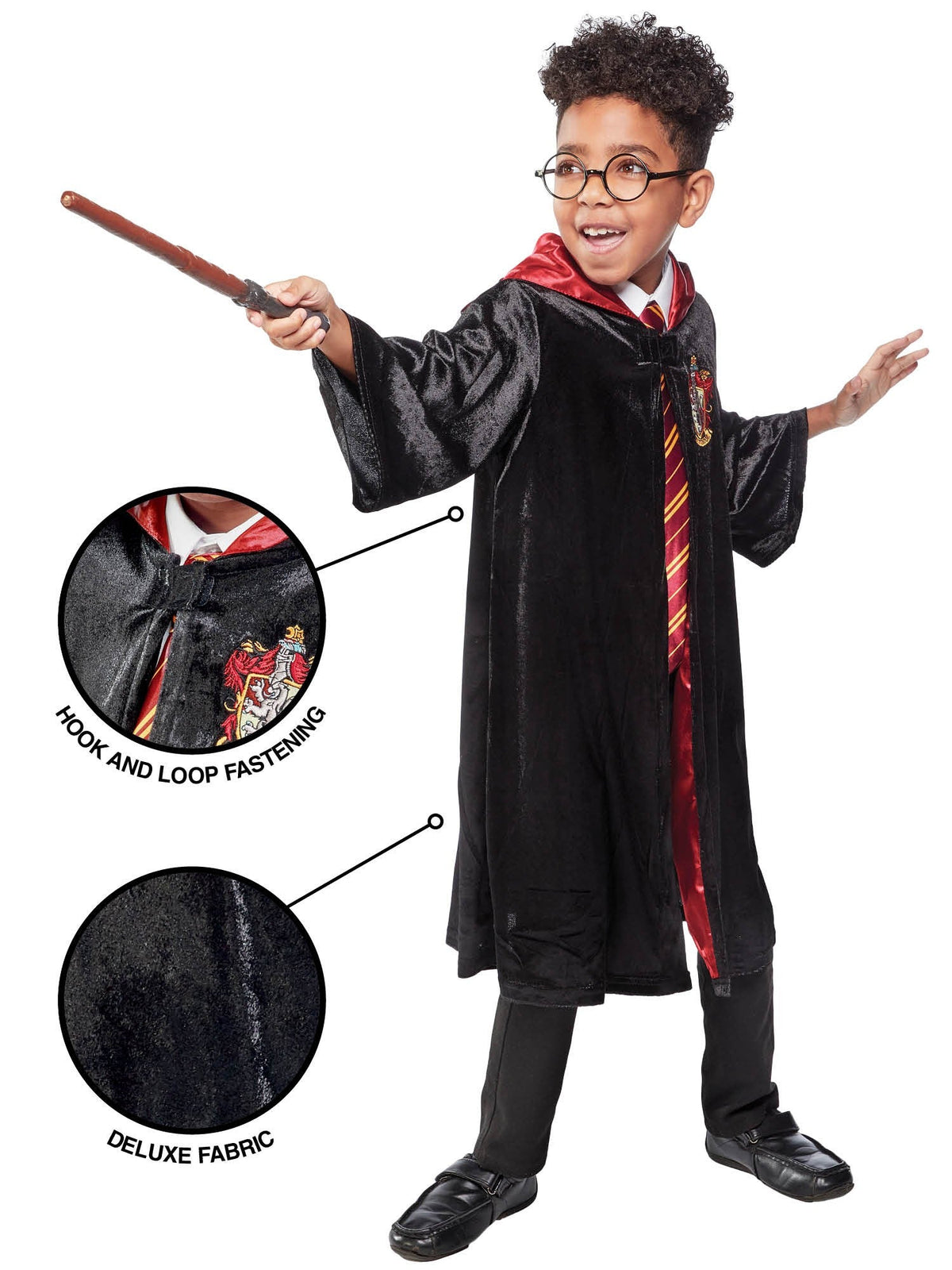 Harry Potter Gryffindor Hooded Robe Deluxe Costume 9-10 Years