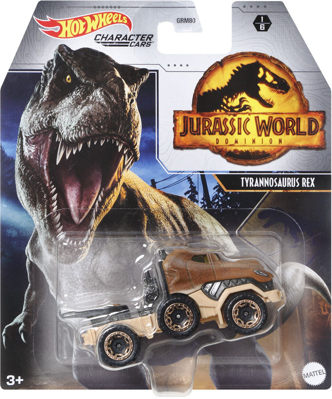 Hot Wheels Jurassic World Character Cars Assortment