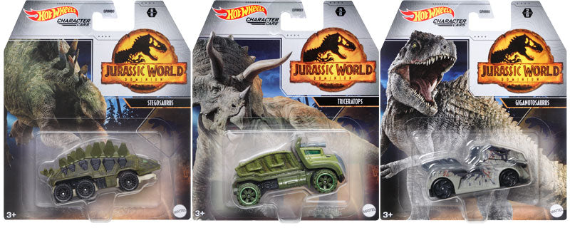 Hot Wheels Jurassic World Character Cars Assortment