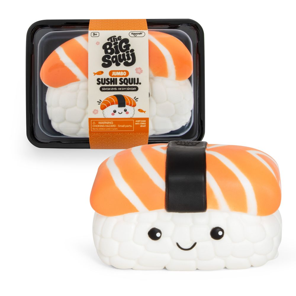 The Big Squij Sushi Slow-Rise Squishy Toy