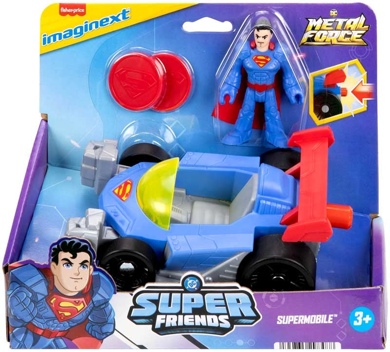 Fisher-Price Imaginext Dc Super Friends Metal Force Vehicle Set Assortment