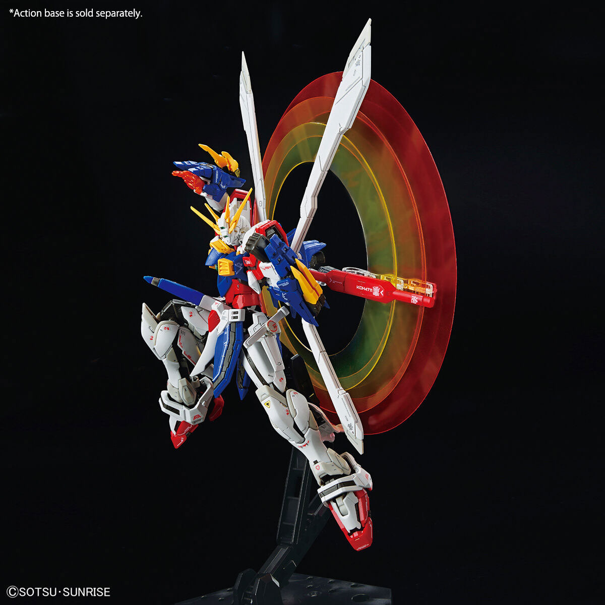 Gunpla Real Grade 1/144 Burning God Gundam