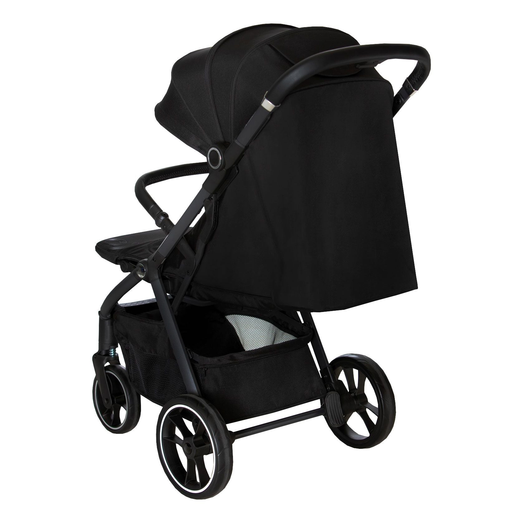 Asalvo Kibu Lightweight Stroller (Birth To 22 Kg) - Black