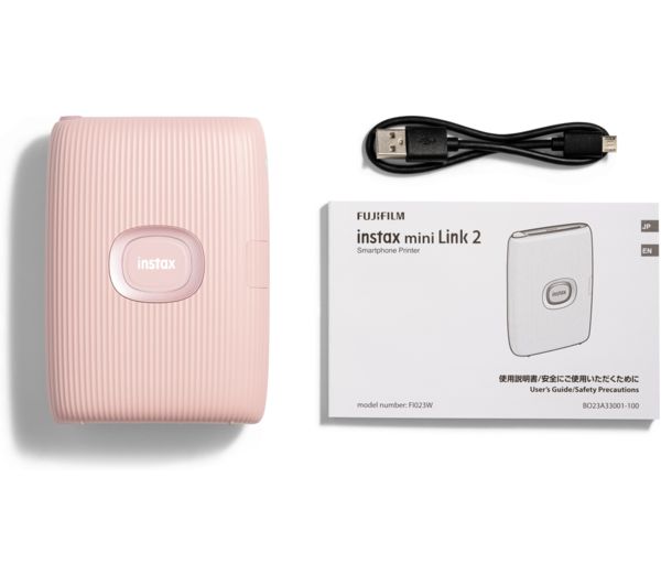 Instax Mini Link 2 Photo Printer - Soft Pink