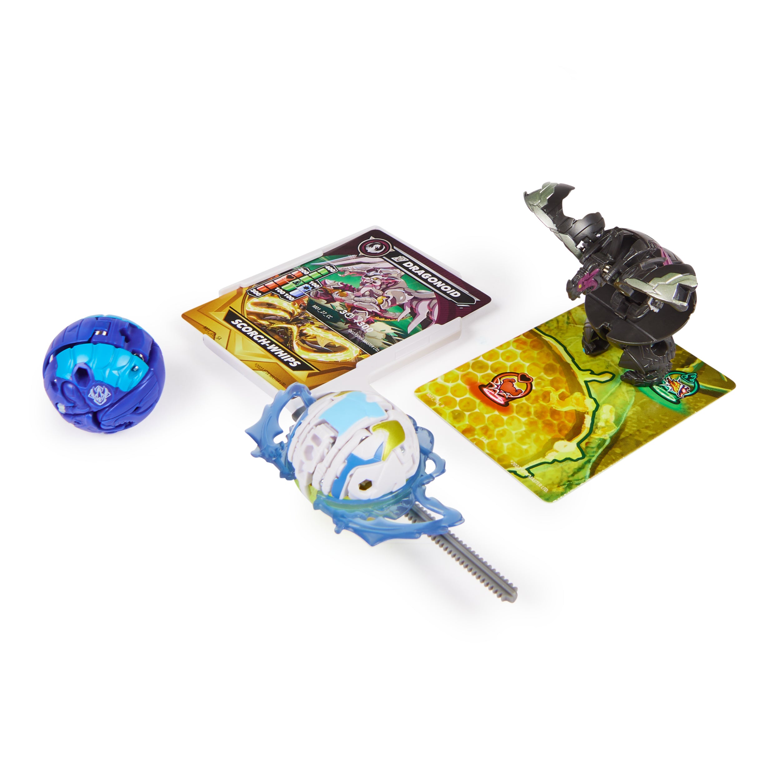 Bakugan Starter 3-Pack Titanium Dragonoid And Trox