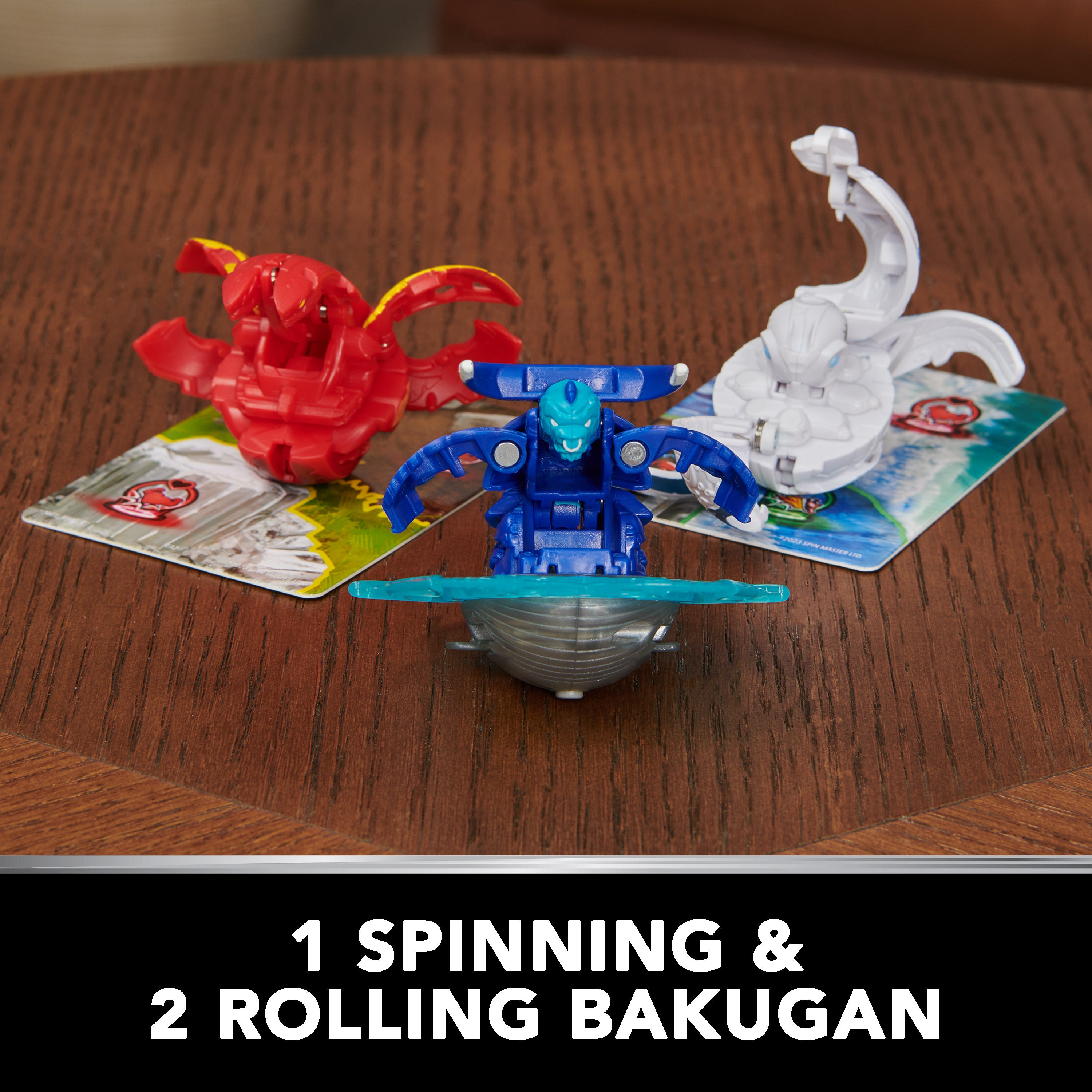 Bakugan Starter 3-Pack Titanium Dragonoid And Trox