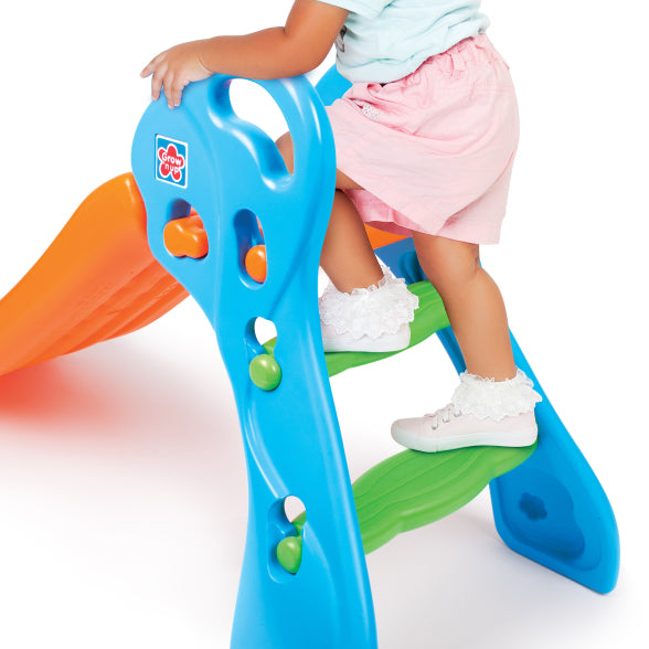 Grow'n Up Qwikfold Climb 'N' Slide Orange
