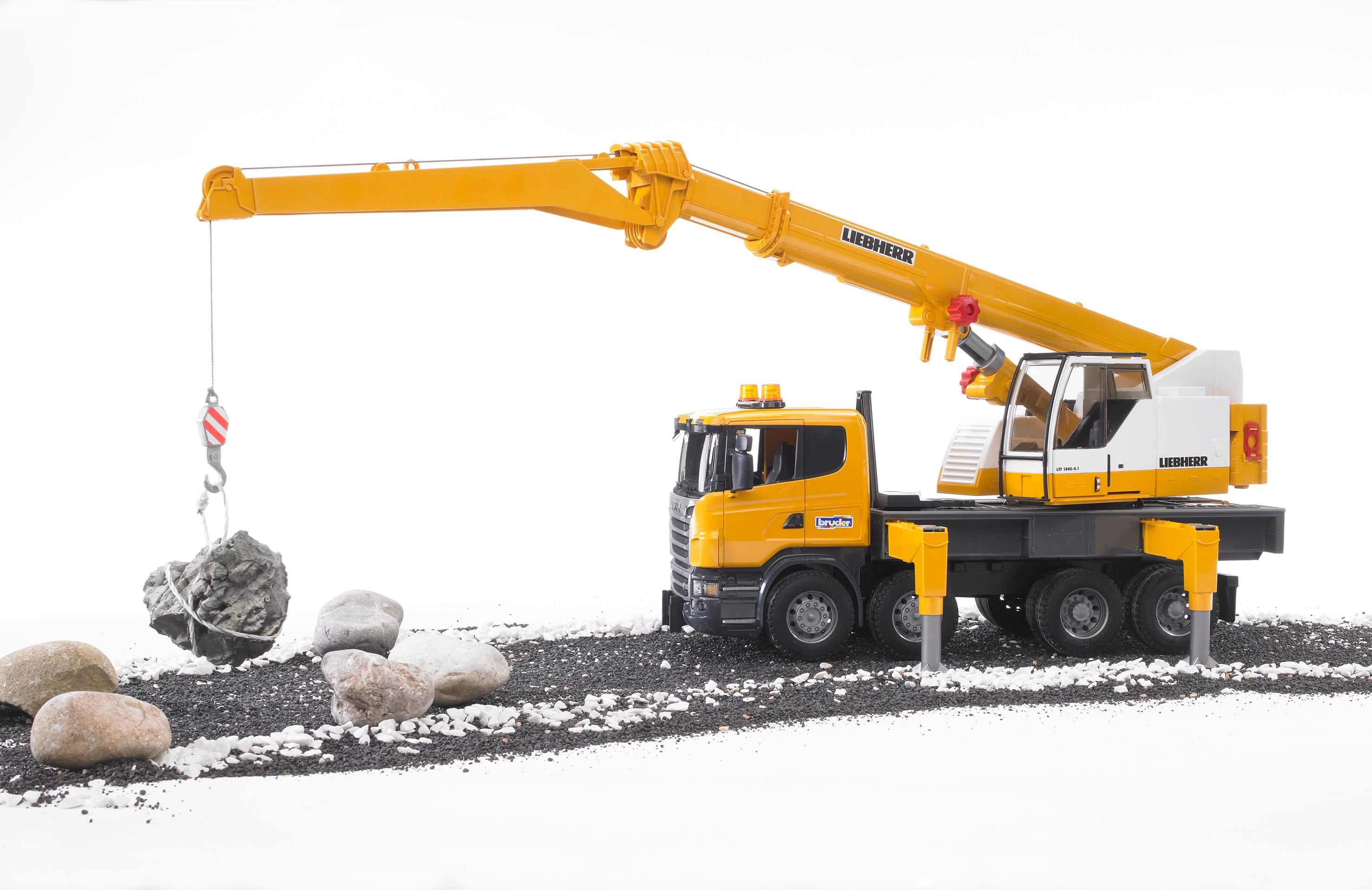 Bruder Scania Truck With Crane