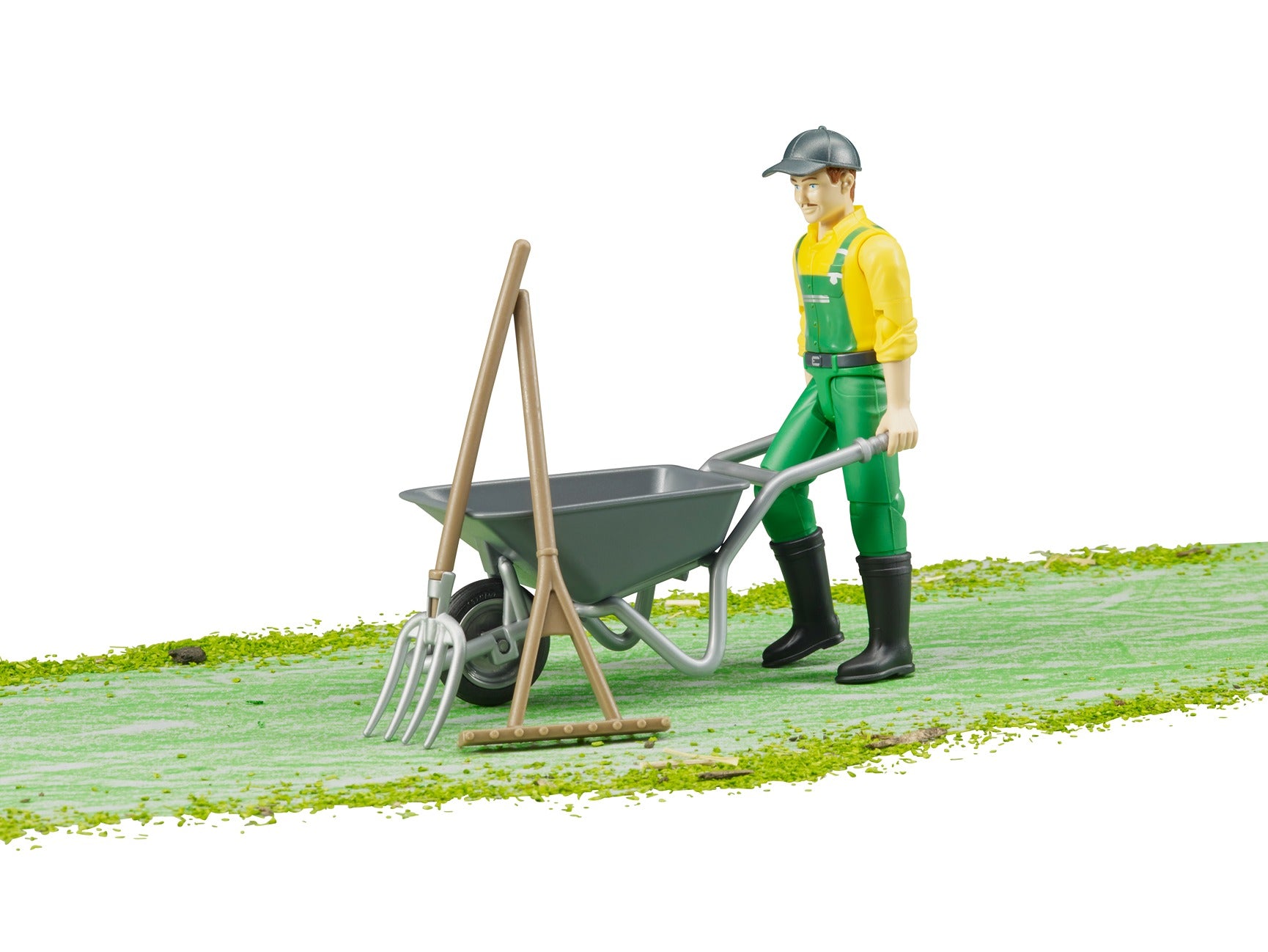 Bruder Figure Set Farmer With Accessories