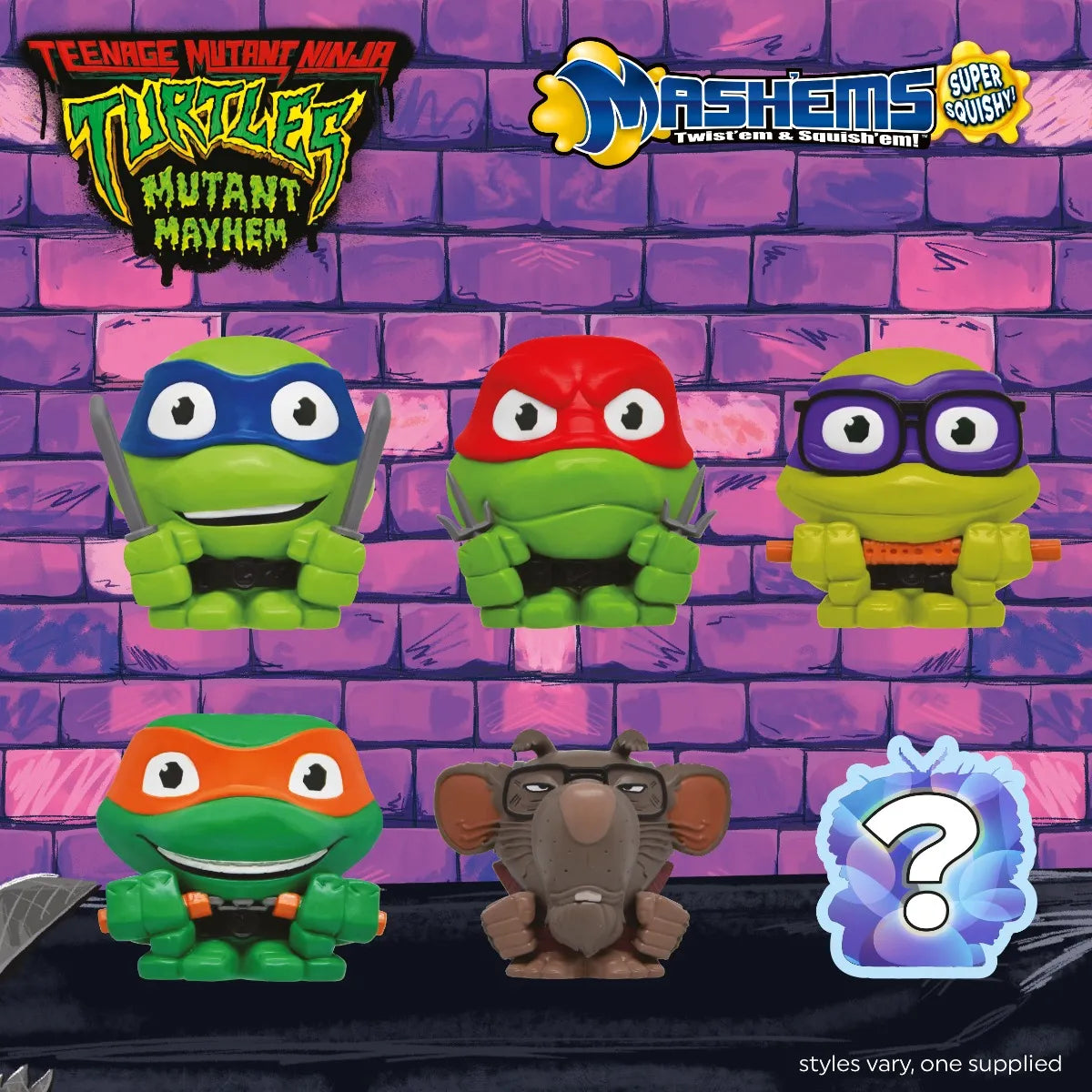 Mash'ems Teenage Mutant Ninja Turtles Assortment
