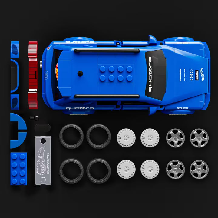 Mattel Brick Shop Hot Wheels Audi Avant Rs2 Building Toy Kit