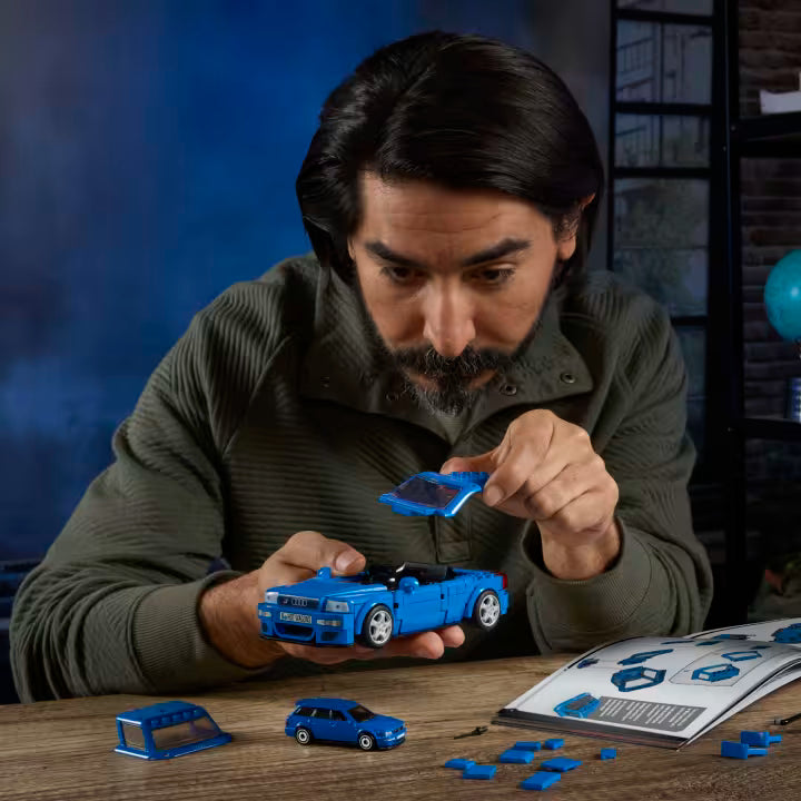 Mattel Brick Shop Hot Wheels Audi Avant Rs2 Building Toy Kit