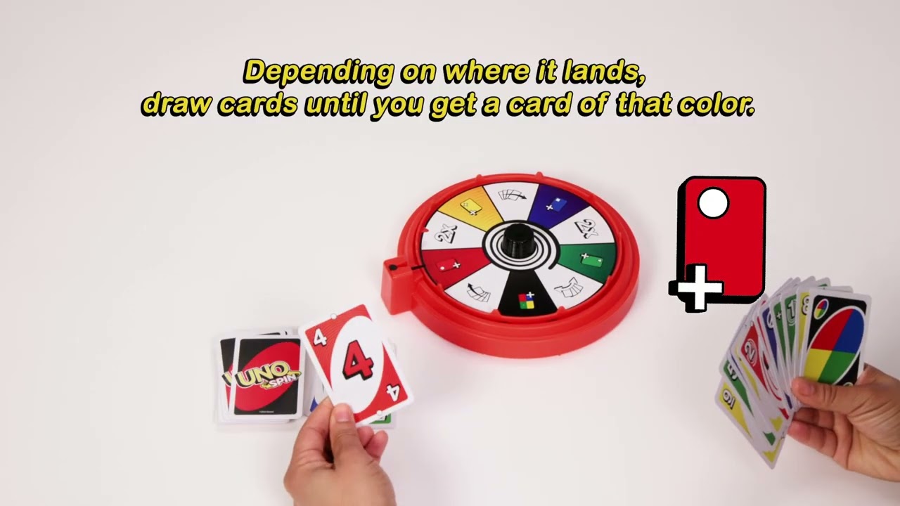 Uno Spin Card Game