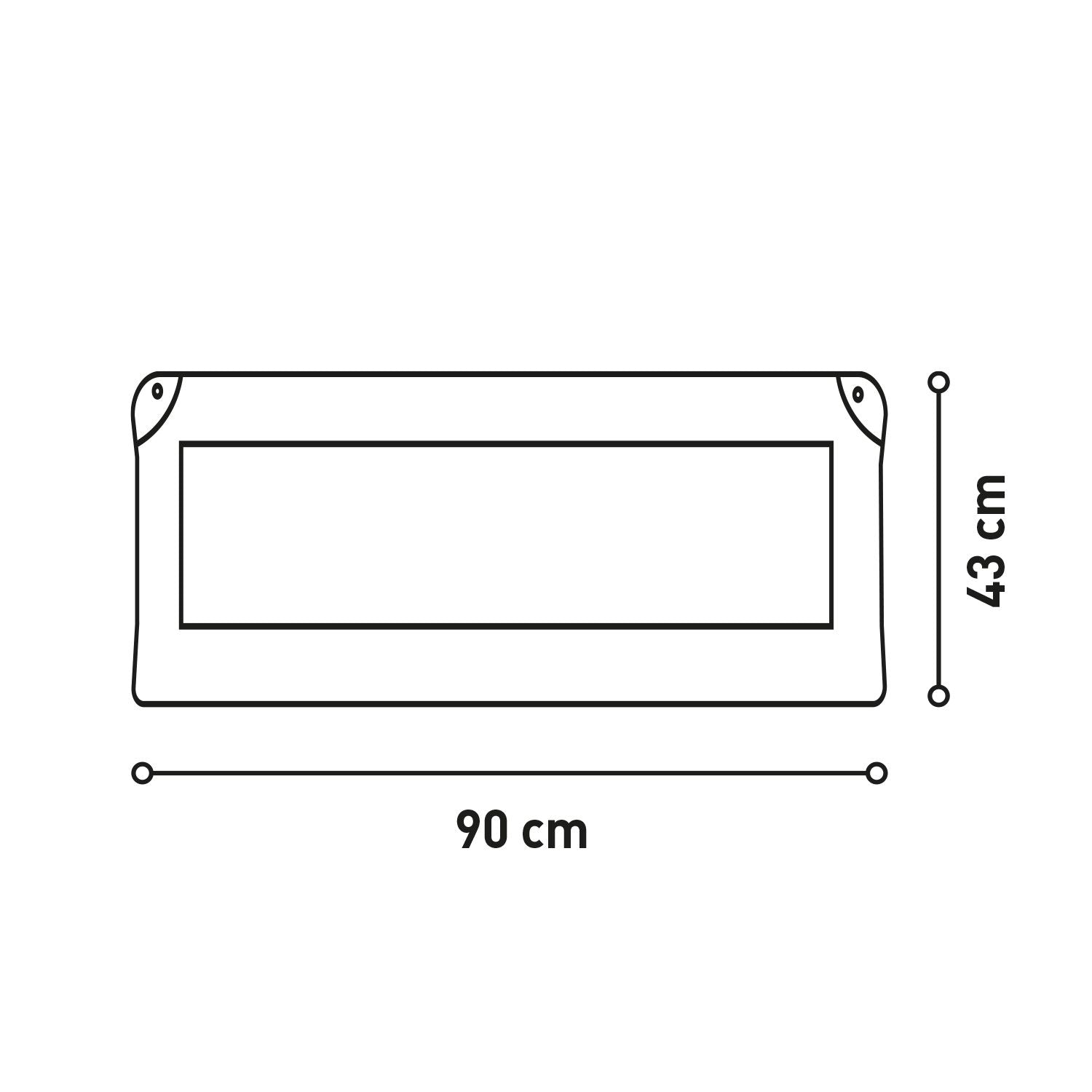 Asalvo Grey Foldable Bed Rail - 90Cm