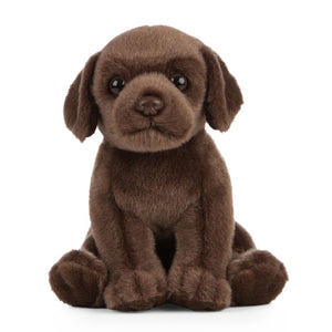 Living Nature Chocolate Labrador Puppy Plush Stuffed Animal Toy