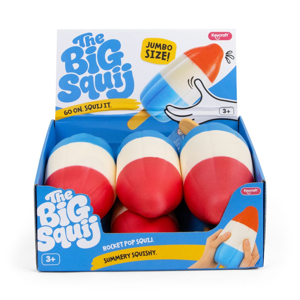 The Big Squij Rocket Pop Slow-Rise Squishy Toy