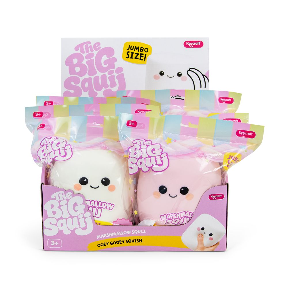 The Big Squij Marshmallow Slow-Rise Squishy Toy Assortment