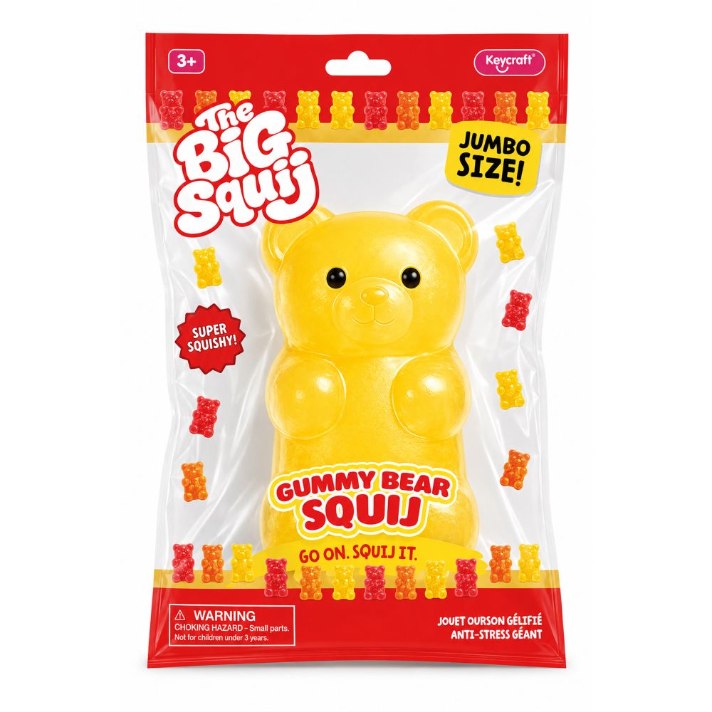 The Big Squij Gummy Bear Slow-Rise Squishy Toy