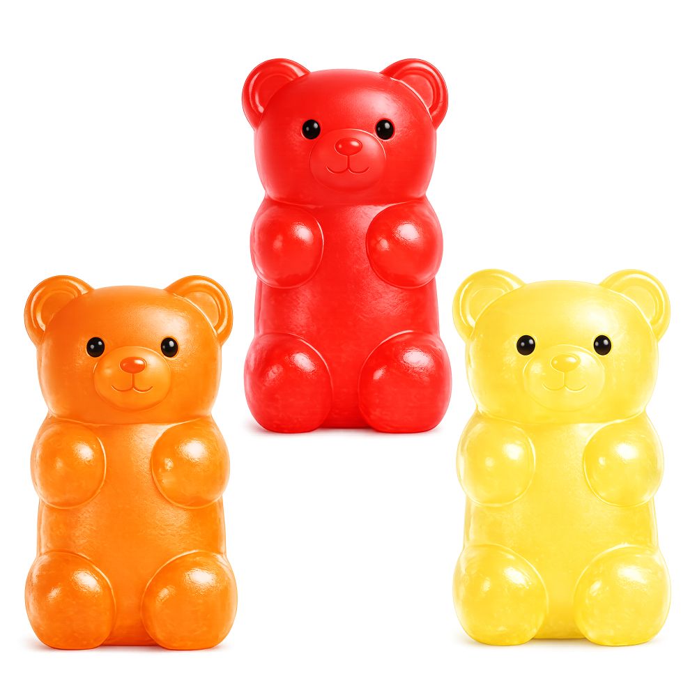 The Big Squij Gummy Bear Slow-Rise Squishy Toy