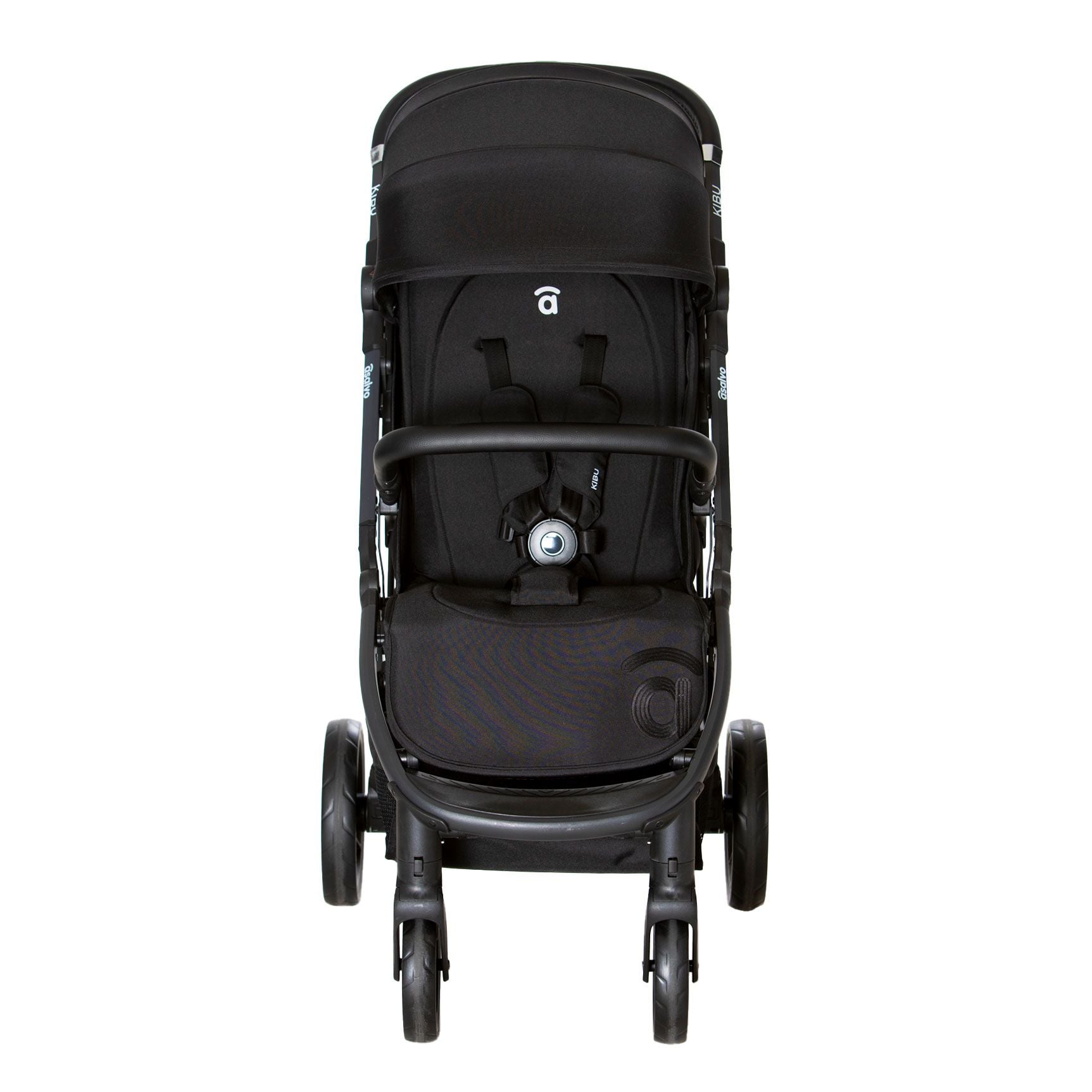 Asalvo Kibu Lightweight Stroller (Birth To 22 Kg) - Black