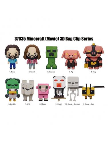 Minecraft Movie Bag Clips