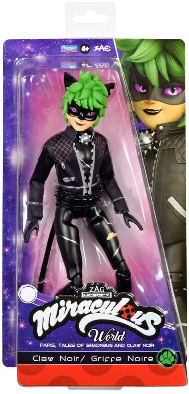 Miraculous Ladybug Claw Noir Fashion Doll 26Cm With Accessories