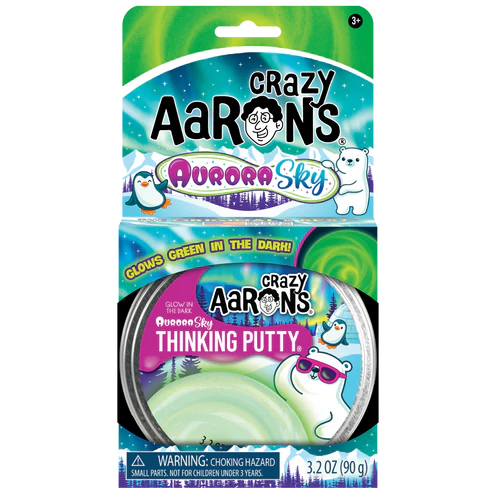 Crazy Aaron's Thinking Putty Aurora Sky Glowbrights®